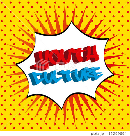 youth culture over dotted background vector illustration youth culture over dotted background vector illustration 15299894