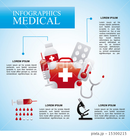 infographics medical over blue background vector illustration infographics medical over blue background vector illustration 15300215