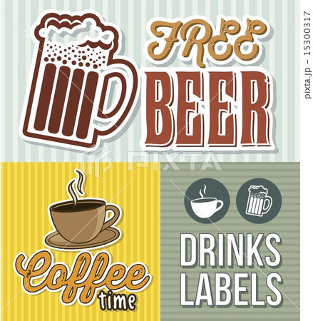 bar labels over vintagebackground vector illustration bar labels over vintagebackground vector illustration 15300317