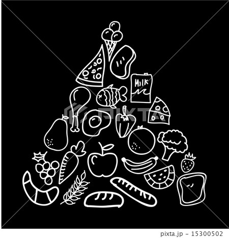 nutrition design over blackboard background vector illustration nutrition design over blackboard background vector illustration 15300502
