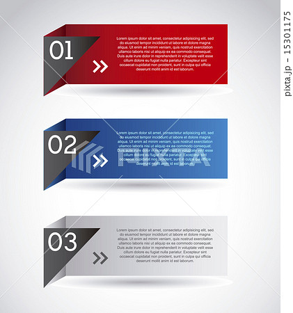 number options banner over gray background vector 15301175