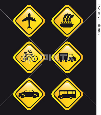 transports signals over black background vector illustration transports signals over black background vector illustration 15301251