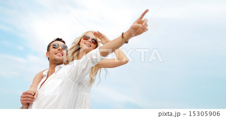 couple at seaside couple at seaside 15305906