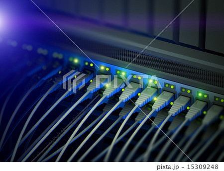 Network server switch with LED flashing 15309248