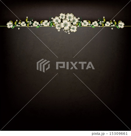 abstract grunge background with floral ornament abstract grunge background with floral ornament 15309661