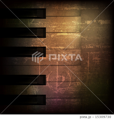 abstract grunge piano background with piano keys abstract grunge piano background with piano keys 15309730