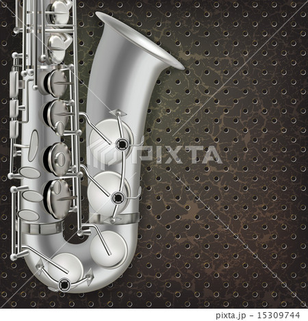 abstract grunge background saxophone abstract grunge background saxophone 15309744