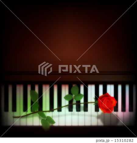 abstract grunge background with rose 15310282