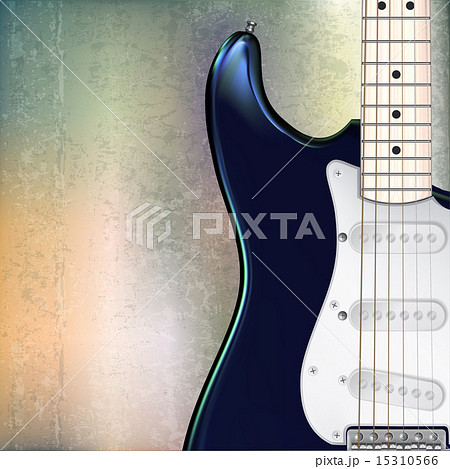 abstract jazz rock background with electric guitar 15310566