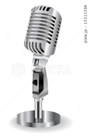 microphone isolated on a white microphone isolated on a white 15311596
