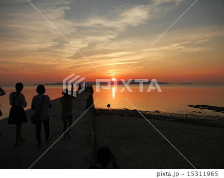 沖縄県 竹富島 西桟橋 沖縄県 竹富島 西桟橋 15311965