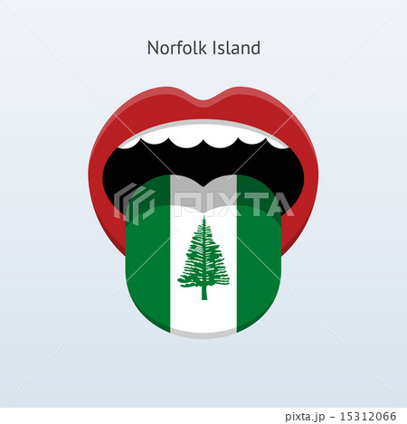 Norfolk Island language. Abstract human tongue. 15312066