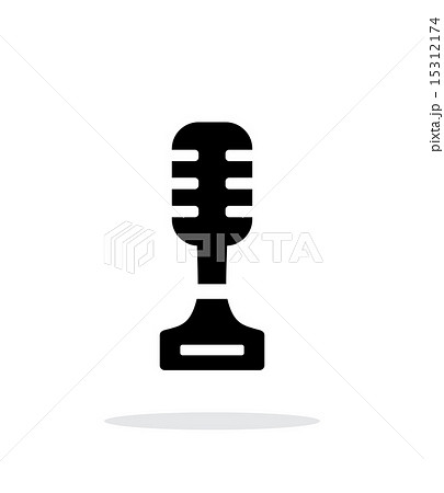 Singer simple icon on white background. Singer simple icon on white background. 15312174