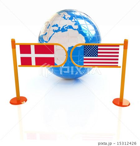 turnstile and flags 15312426