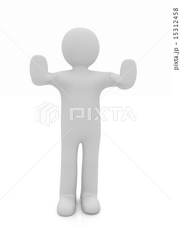 3d man. Ban, veto, warning concept 3d man. Ban, veto, warning concept 15312458