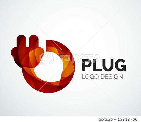 Abstract logo - plug icon 15313706