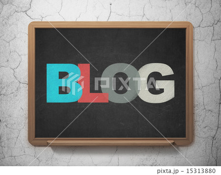 Web design concept: Blog on School Board background Web design concept: Blog on School Board background 15313880