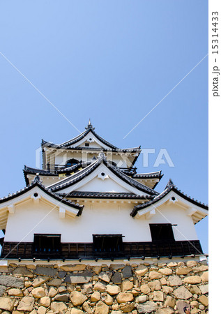 晴天の彦根城　正面 15314433