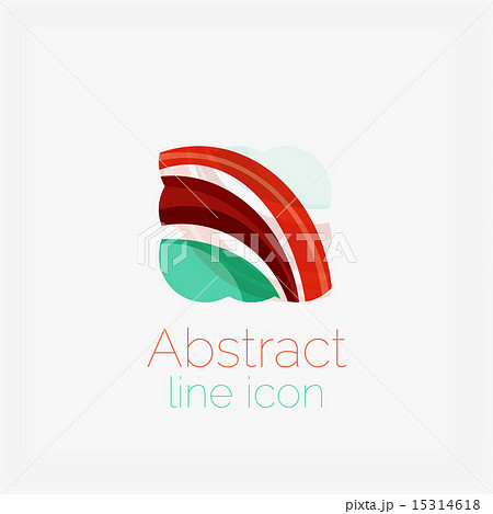 Abstract symmetric geometric shapes, business icon Abstract symmetric geometric shapes, business icon 15314618
