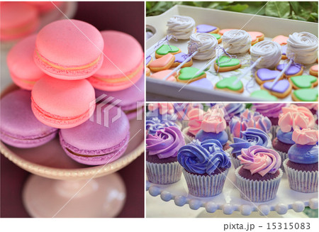 Sweet holiday buffet collage 15315083