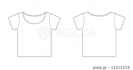 UネックTシャツ 15315529