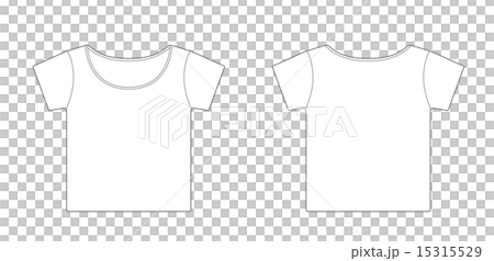 UネックTシャツ 15315529