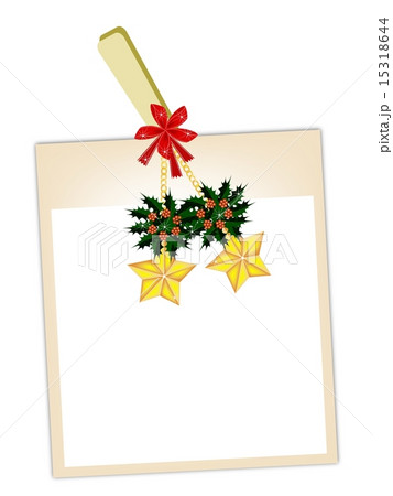 Blank Photos with Golden Stars Hanging Blank Photos with Golden Stars Hanging 15318644