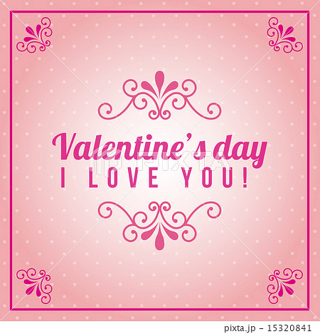 valentines day over pink background vector illustration valentines day over pink background vector illustration 15320841