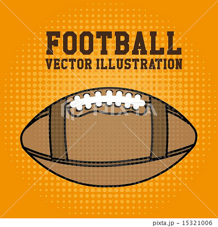 american football design over orange background vector illustrat american football design over orange background vector illustrat 15321006