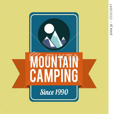 camping design over beige background vector illustration camping design over beige background vector illustration 15321047