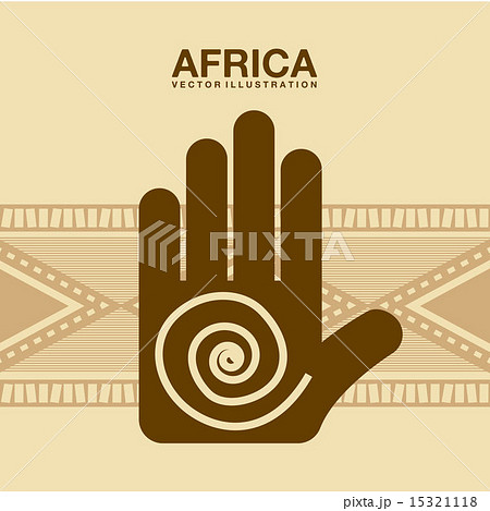 Africa design over beige background vector illustration 15321118