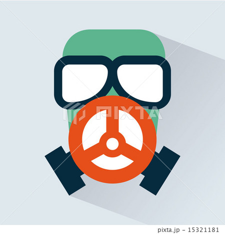 danger zone symbol over blue background vector illustration 15321181