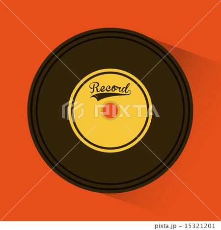 Music elements with flat desiign Vector illustration 15321201