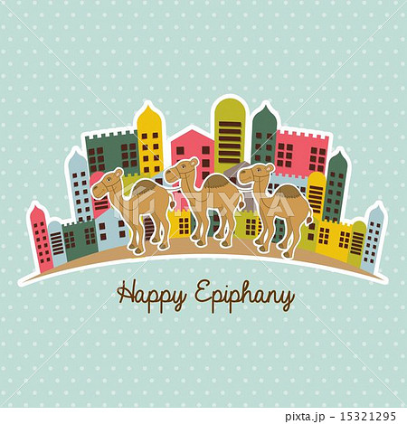 happy ephipany over dotted background vector illustration happy ephipany over dotted background vector illustration 15321295