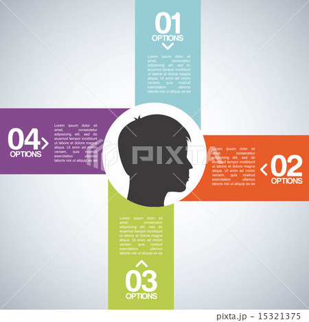 Options chart design over gray background vector illustration Options chart design over gray background vector illustration 15321375