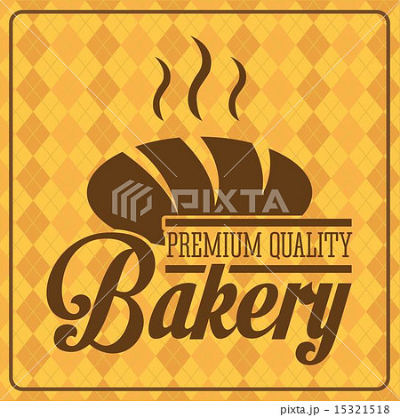 bakery design over pattern background vector illustration 15321518