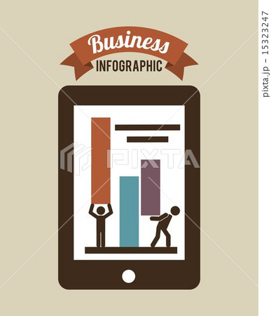 Business design over beige background vector illustration Business design over beige background vector illustration 15323247