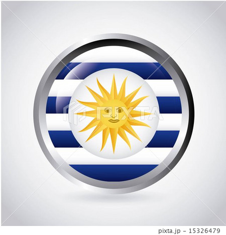 Uruguay design over white background vector illustration 15326479
