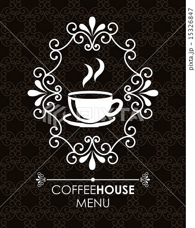 Coffee design over brown background vector illustration Coffee design over brown background vector illustration 15326847
