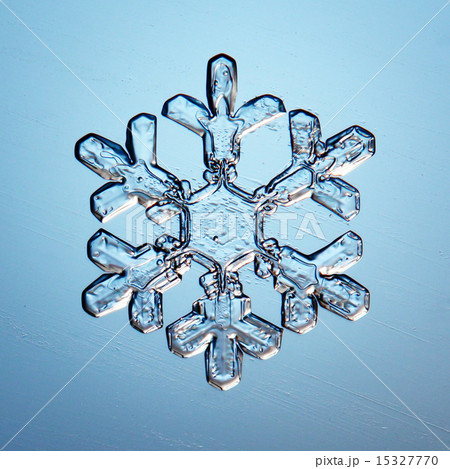macro snowflake ice crystals present natural 15327770