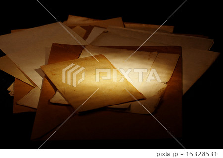 texture old vintage yellowed paper, writing papers 15328531