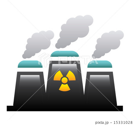 nuclear power over white background vector illustration nuclear power over white background vector illustration 15331028