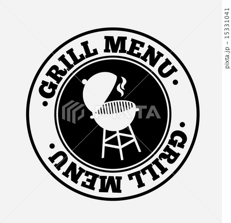 grill menu over white background vector illustration 15331041