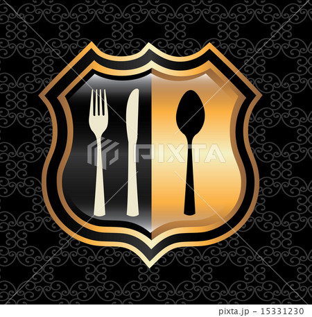 menu design over black background vector illustration menu design over black background vector illustration 15331230