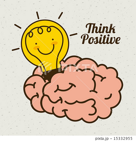 think positive designのイラスト素材 [15332955] - PIXTA