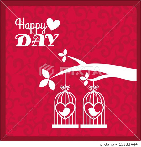 Love design over red background vector illustration 15333444