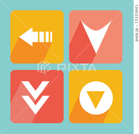arrows design over blue background vector illustration 15333641