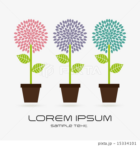Flowers design over white background vector illustration Flowers design over white background vector illustration 15334101