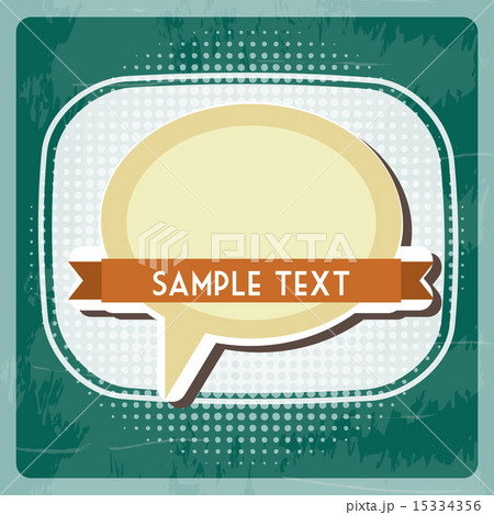 speaking comic icon over blue background vector illustration 15334356