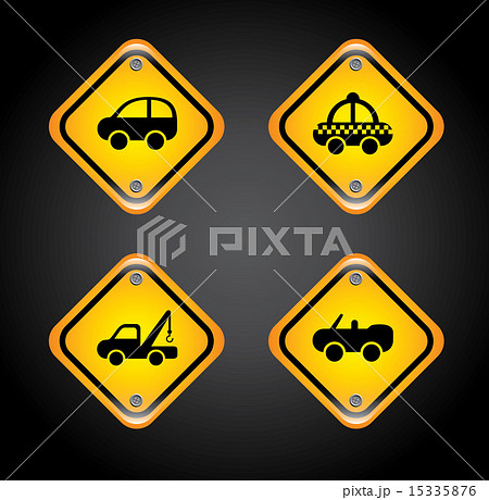 cars design over black background vector illustration 15335876